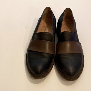 Vintage Free People Leather Clogs/Mule Shoes. Wooden, made in Spain-Size 38 (8)